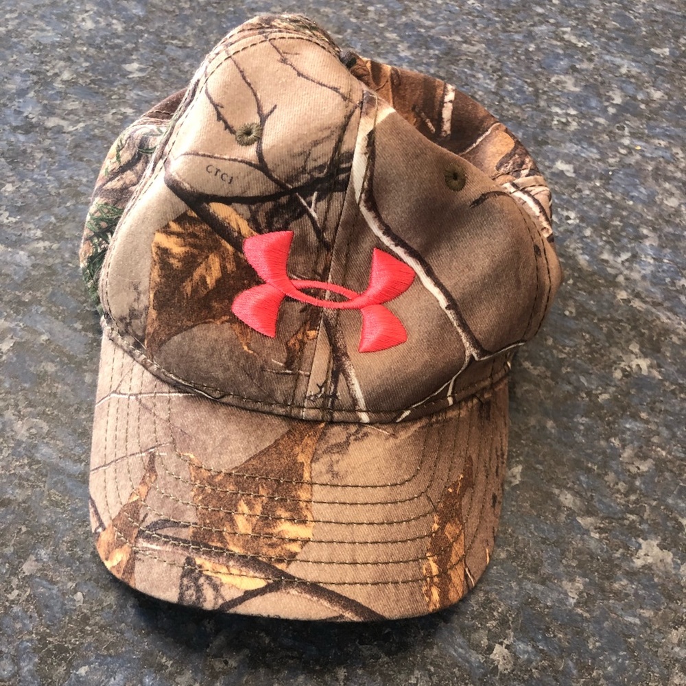 Camo UA hat